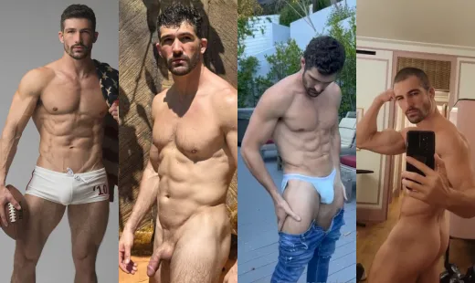 Nudes of handsome famous model fashion @cavani