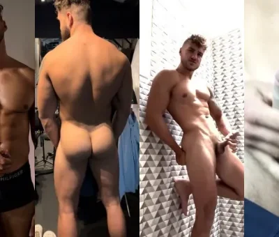 Handsome fitness coach cumming