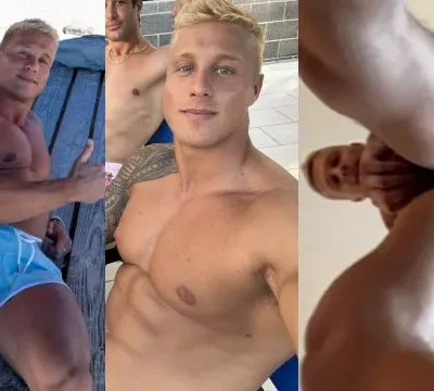 Handsome insta guy guy showing his virgin hole